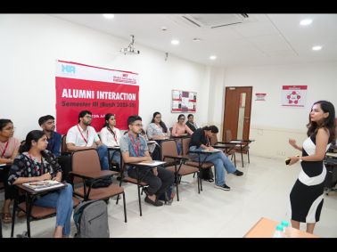 Alumni Interaction with MMS 2023-25