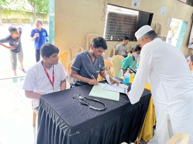 MET Pharmacy (Diploma) Students Volunteer at Medical Camp