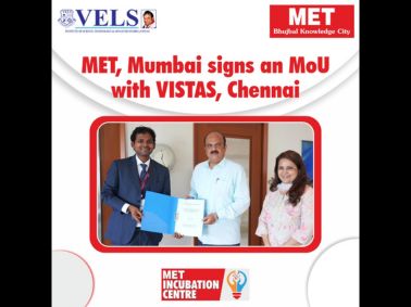 MET Signs MoU with VISTAS, Chennai