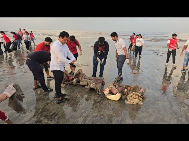 Post Ganapati Beach Clean up