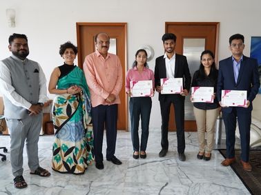 MMS Students Secures Second Positions at Research Paper Competition